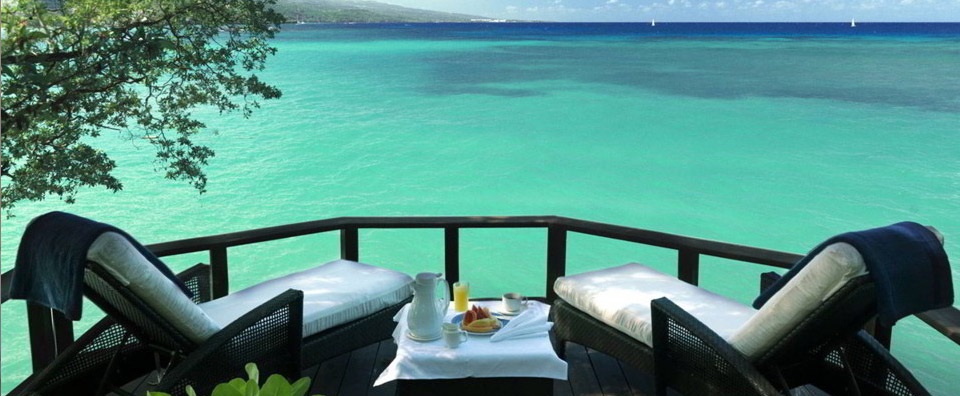 Jamaica Inn, Jamaica - Breakfast On The Deck Of Cottage 3